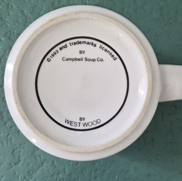 Vintage Campbell’s Soup Cup Westwood 1993 M’m M’m Good Soup Mug - Picture 5 of 6